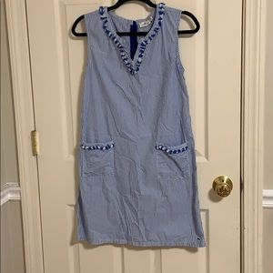 Blue and white striped Vineyard Vines dress
